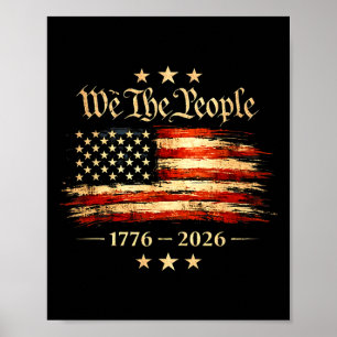 250 Jahre Amerika-Jubiläum 250. Unabhängigkeit D Poster