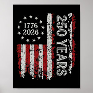 250 Jahre Amerika-Jubiläum 250. Unabhängigkeit D Poster