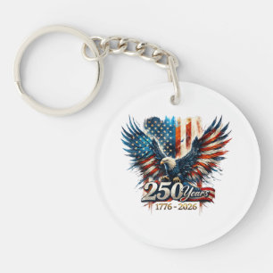 250 Jahre Amerika-Jubiläum 250. Unabhängigkeit D Schlüsselanhänger