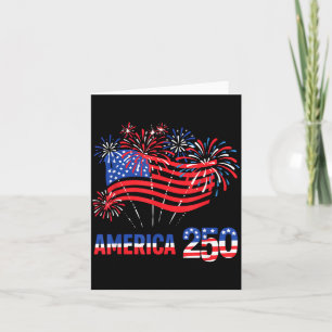 250 Jahre Amerika-Jubiläum 250. Unabhängigkeit Karte