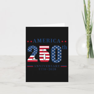 250 Jahre Amerika-Jubiläum 250. Unabhängigkeit Karte