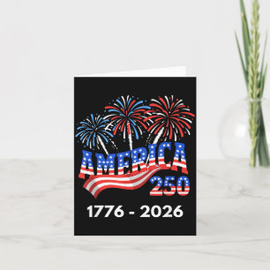 250 Jahre Amerika-Jubiläum 250. Unabhängigkeit Karte