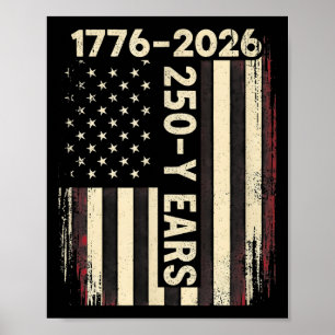 250 Jahre Amerika-Jubiläum 250. Unabhängigkeit Poster