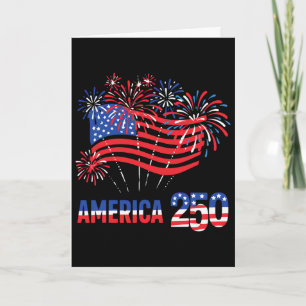 250 Jahre Amerika-Jubiläum 250. Unabhängigkeitstag Karte