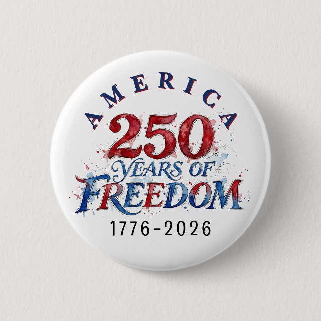 250 Jahre Amerika-Jubiläum  Button (Vorderseite)