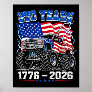 250 Jahre Amerika Jungen Kinder 4. Juli 250 Poster
