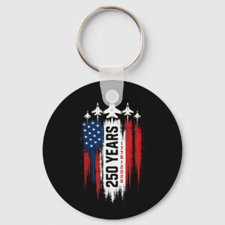250 Jahre Amerika Patriotisch 4. Juli 250 Schlüsselanhänger