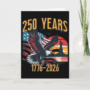 250 Jahre Amerika USA-Flagge 250. Jubiläum Männer Karte