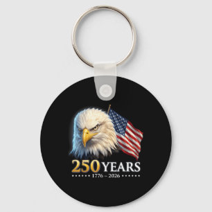 250 Jahre Amerikanisch 1776 2026 250. 4. Juli Schlüsselanhänger