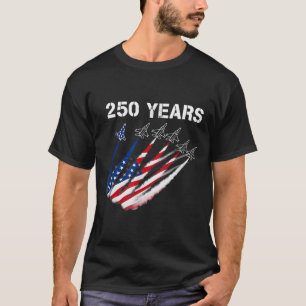 250 Jahre amerikanisch 1776 2026 250. USA Geburtst T-Shirt
