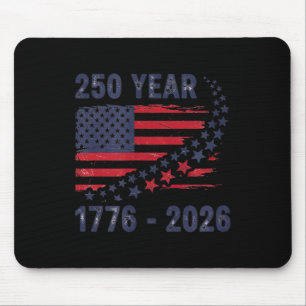 250 Jahre amerikanisch 1776 2026 250. USA patrioti Mousepad