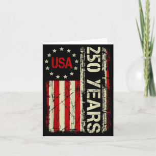 250 Jahre Amerikanisch 250. Jubiläum 1776-2026 4. Karte