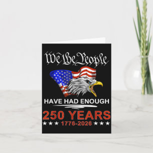 250 Jahre Amerikanisch 250. Jubiläum 1776-2026 4. Karte
