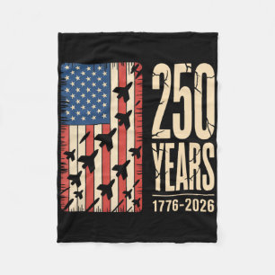 250 Jahre Amerikanisch 250. Jubiläum Us Usa Flagge Fleecedecke