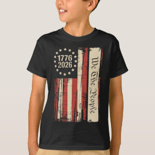 250 Jahre amerikanisch 250. Jubiläum Us Usa-Flagge T-Shirt