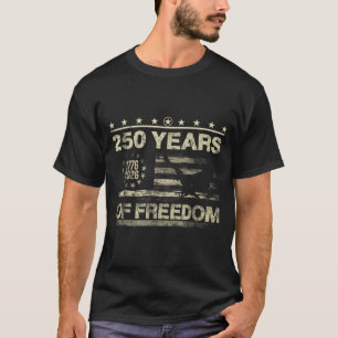 250 Jahre amerikanisch 250. Jubiläum USA-Flagge 4. T-Shirt