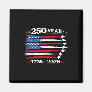 250 Jahre Amerikanisch 250. Jubiläum USA Patriotis Magnet