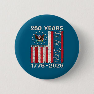 250 Jahre amerikanisch 250. Jubiläum USA US-Flagge Button