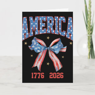 250 Jahre Amerikanisch 250. Jubiläum USA US-Flagge Karte