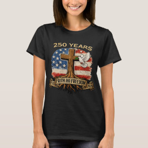 250 Jahre amerikanisch 250. Jubiläum USA US-Flagge T-Shirt