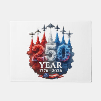 250 Jahre Amerikanisch 250. USA Patriotisch 4. Jul Fußmatte