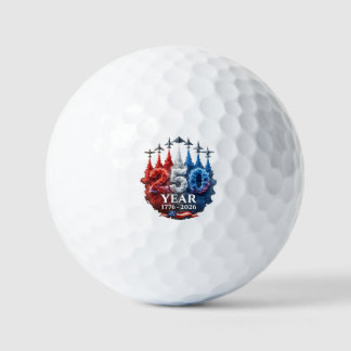 250 Jahre Amerikanisch 250. USA Patriotisch 4. Jul Golfball