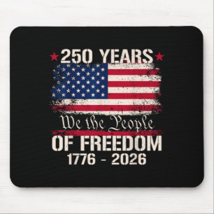 250 Jahre Amerikanisch Das Volk 4. Juli 1776 Mousepad