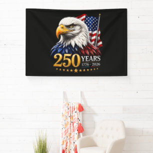 250 Jahre Amerikanische 250. Jubiläum Patriotisch Banner