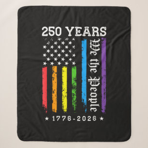 250 Jahre Amerikanische 250. Jubiläum US LGBT Pr Sherpadecke
