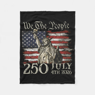 250 Jahre Amerikanische 250. Jubiläum Us Usa-Flagg Fleecedecke