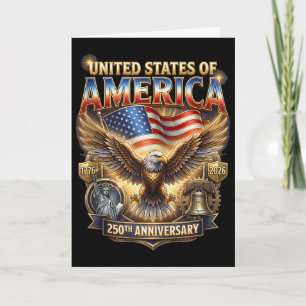 250 Jahre Amerikanische 250. Jubiläum Us Usa Flagg Karte