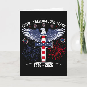 250 Jahre amerikanische 250. Jubiläum Us Usa-Flagg Karte