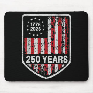 250 Jahre amerikanische 250. Jubiläum USA-Flagge 4 Mousepad