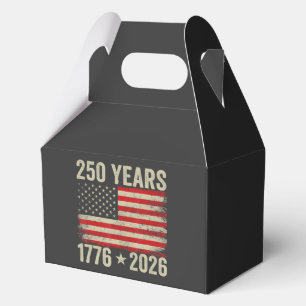 250 Jahre amerikanische Flagge 1776-2026 Geschenkschachtel