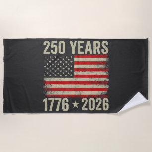 250 Jahre amerikanische Flagge 1776-2026 Strandtuch