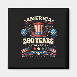 250 Jahre Amerikanische Flagge 250. Jubiläum USA I Magnet