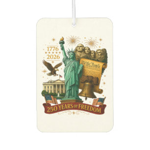 250 Jahre amerikanische Freiheit Autolufterfrischer