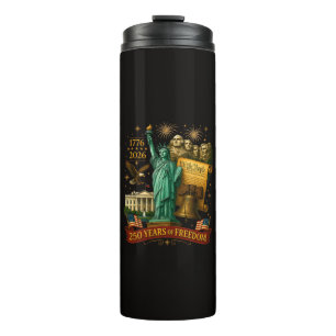250 Jahre amerikanische Freiheit Thermosbecher