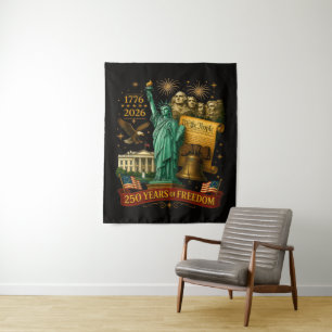 250 Jahre amerikanische Freiheit Wandteppich