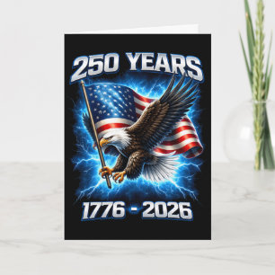 250 Jahre Amerikanische Freiheits Adler Usa Flagge Karte