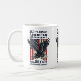 250 Jahre Amerikanische Unabhängigkeit Patriotisch Kaffeetasse