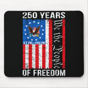 250 Jahre amerikanischer Jahrestag 250. USA-Flagge Mousepad