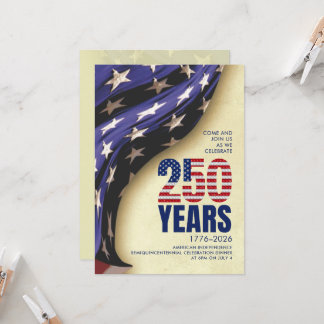 250 Jahre Amerikanischer Unabhängigkeit Geburtstag Einladung