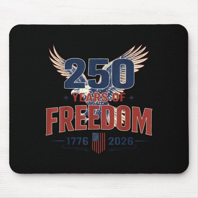 250 Jahre Amerikanisches 250-jähriges Jubiläumsdes Mousepad (Vorne)
