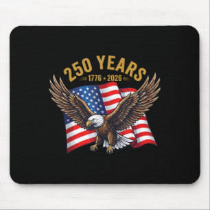 250 Jahre Amerikanisches Jubiläum 1776-2026 Adler  Mousepad