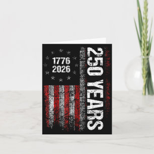 250 Jahre Amerikanisches Jubiläum 250. Unabhängigk Karte