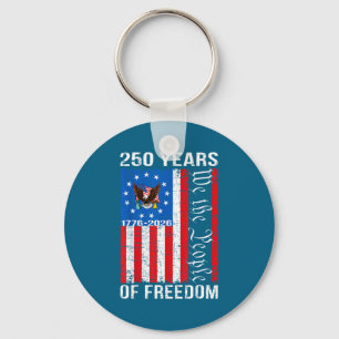 250 Jahre amerikanisches Jubiläum 250. USA US-Flag Schlüsselanhänger