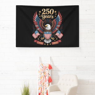 250 Jahre Amerikanisches Jubiläum Banner