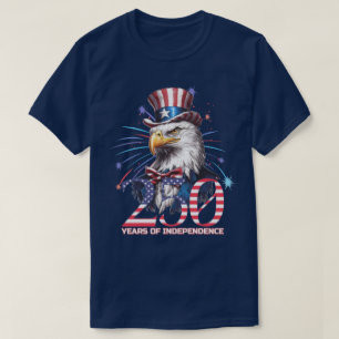 250 Jahre der Unabhängigkeit Amerikas Adler T-Shirt