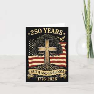 250 Jahre dom 4. Juli 250. Jubiläum Karte